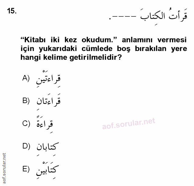Soru 15
