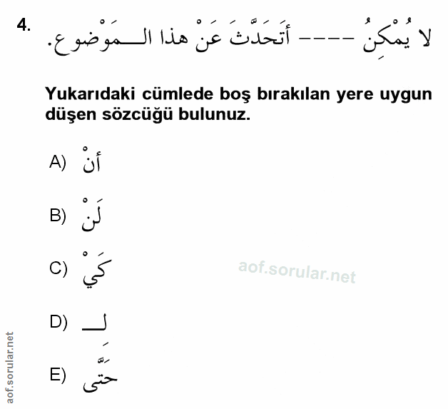 Soru 4