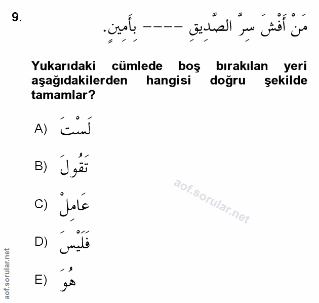 Soru 9