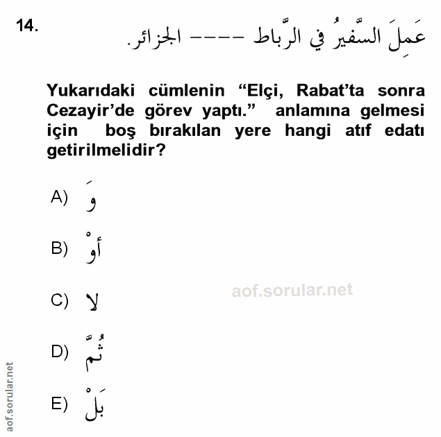 Soru 14
