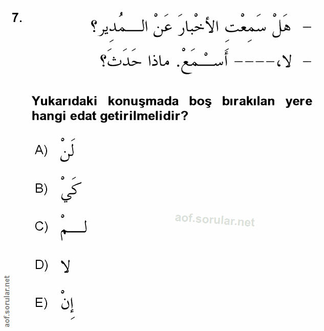 Soru 7