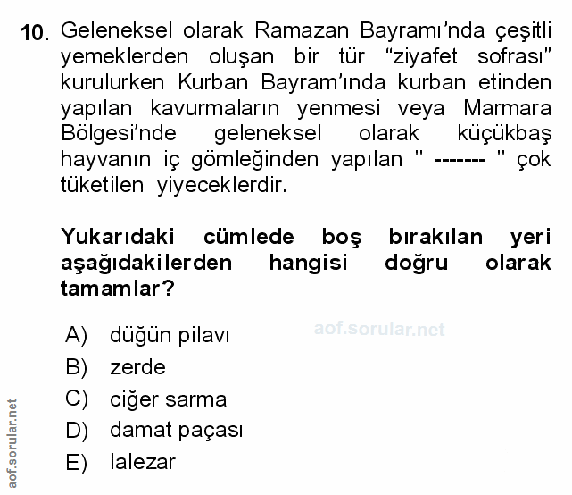 Soru 10