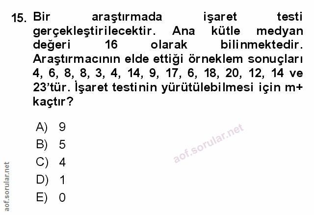 Soru 15