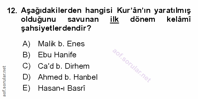 Soru 12