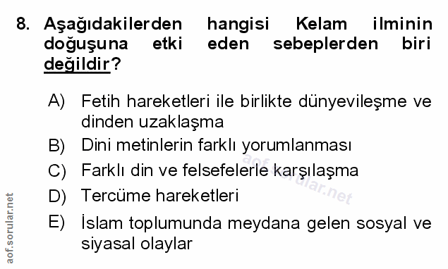 Soru 8