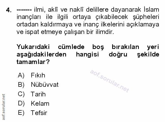 Soru 4