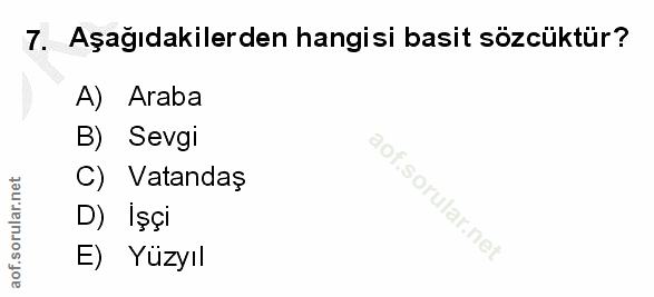 Soru 7