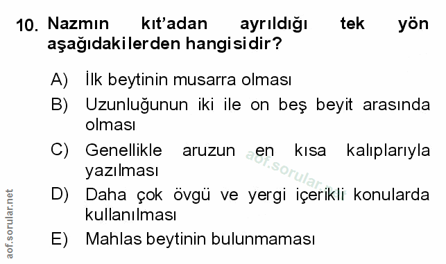 Soru 10