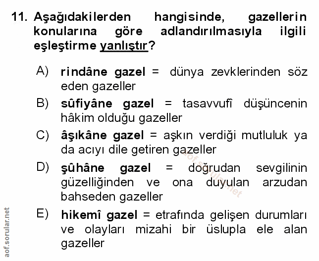 Soru 11