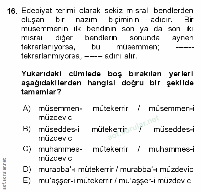 Soru 16