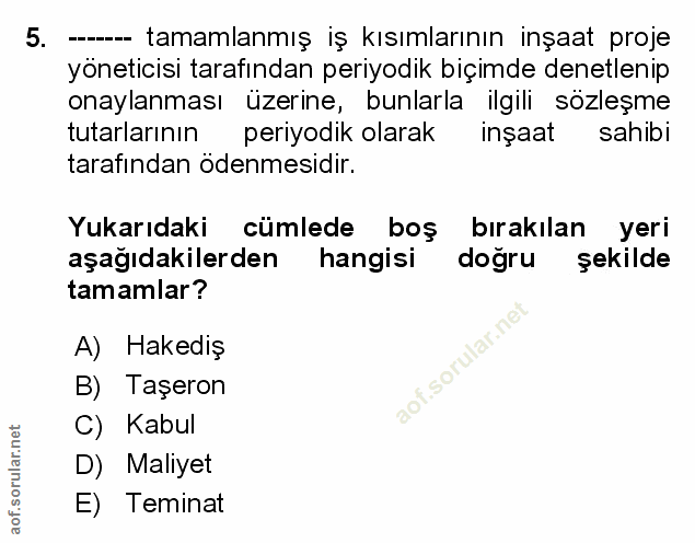 Soru 5