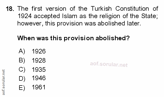 Soru 18