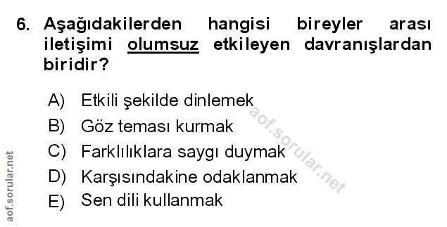 Soru 6