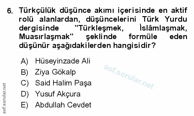 Soru 6