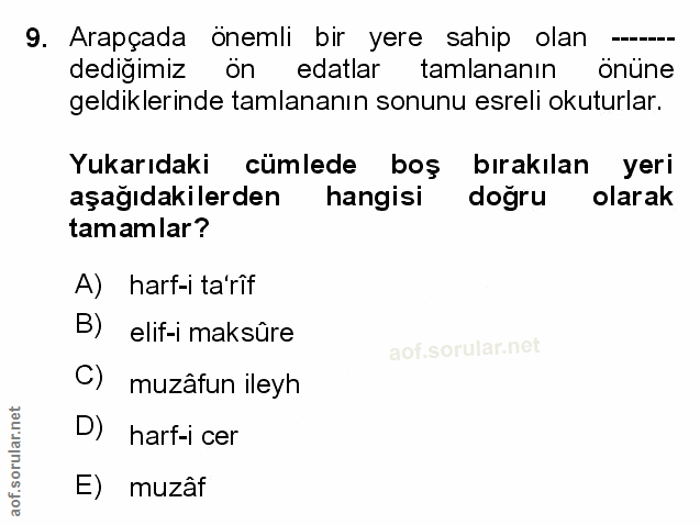Soru 9