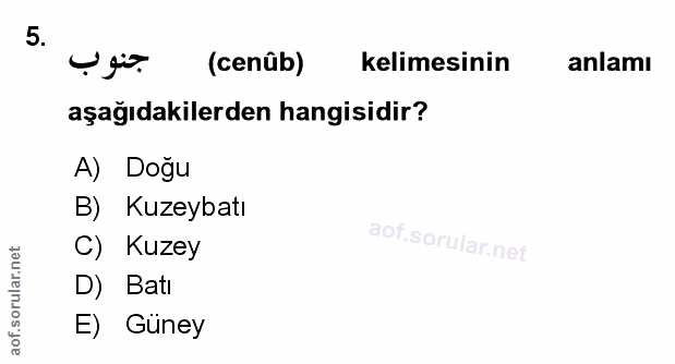 Soru 5