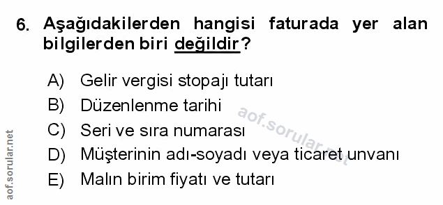 Soru 6