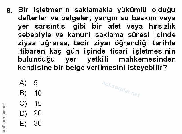 Soru 8