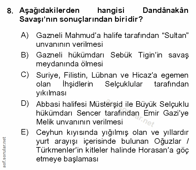 Soru 8
