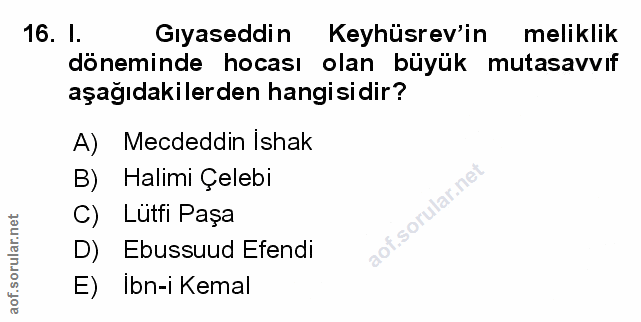 Soru 16