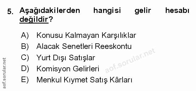 Soru 5