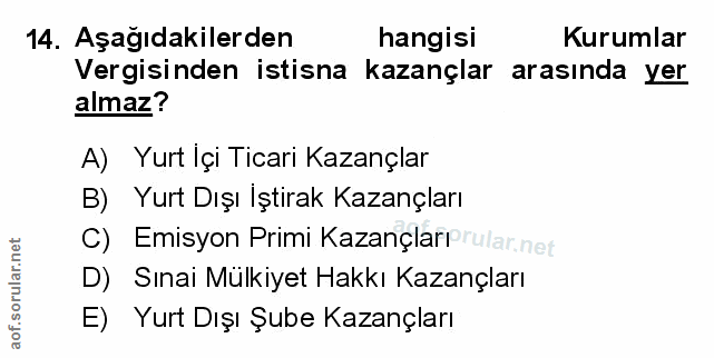 Soru 14