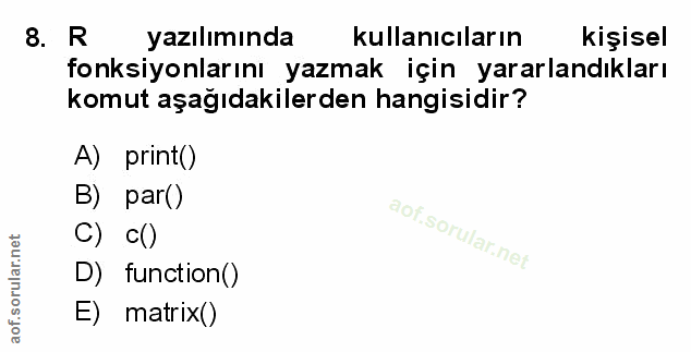 Soru 8