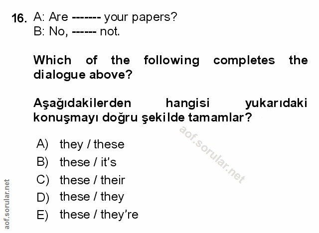 Soru 16