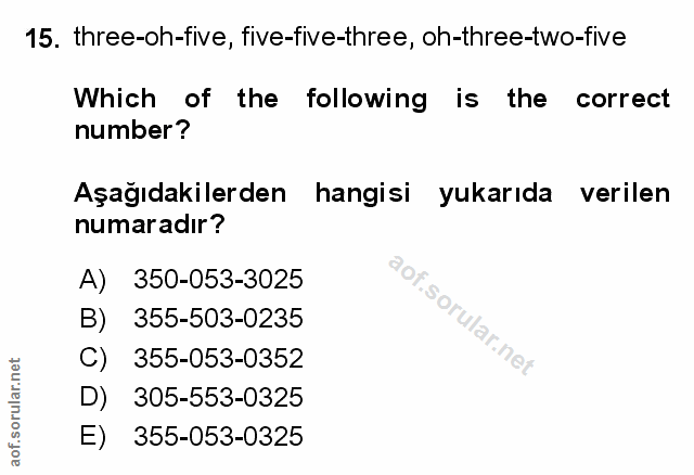 Soru 15
