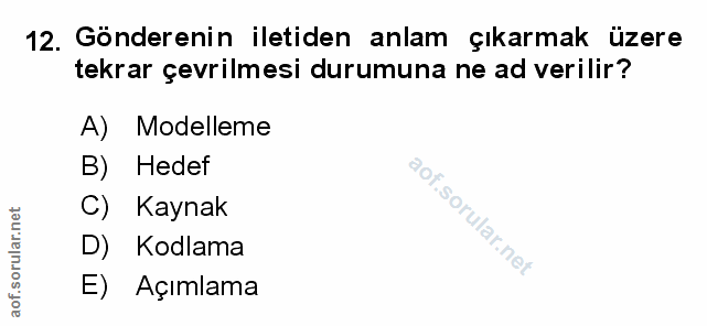 Soru 12