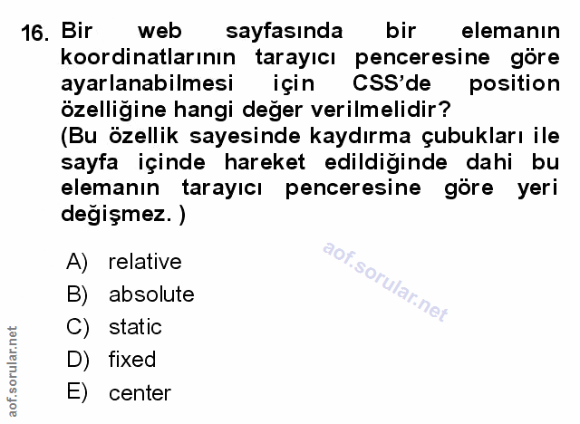 Soru 16