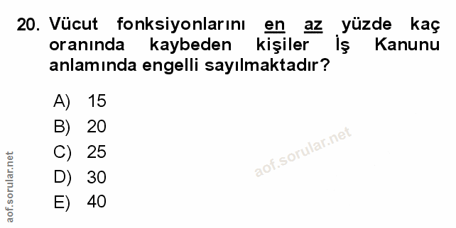 Soru 20