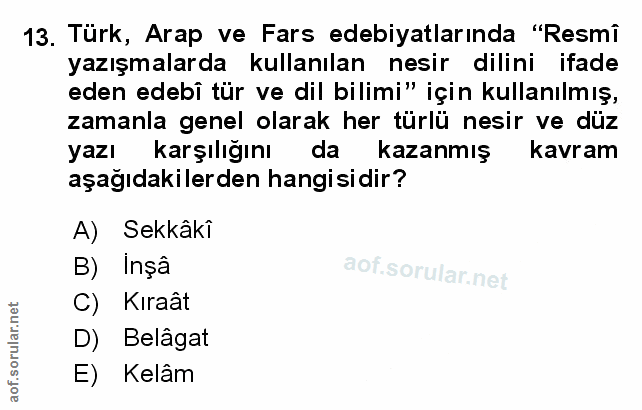 Soru 13