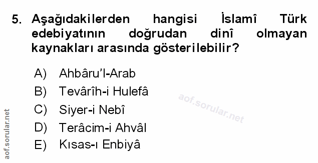 Soru 5