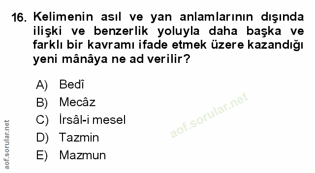 Soru 16