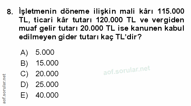 Soru 8
