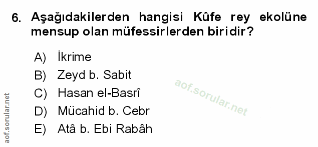 Soru 6