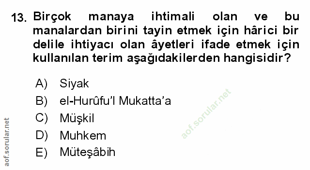 Soru 13