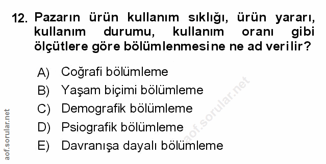 Soru 12