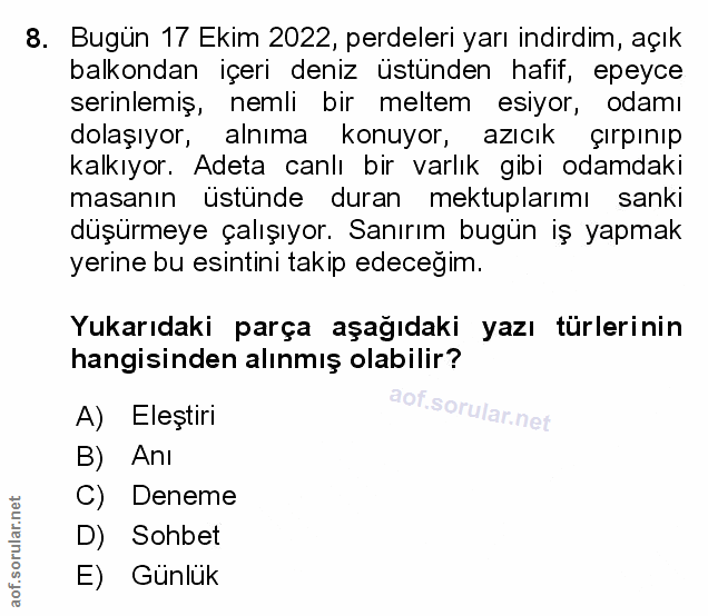 Soru 8