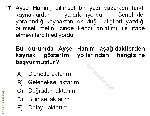 Soru 17
