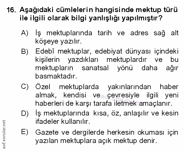 Soru 16