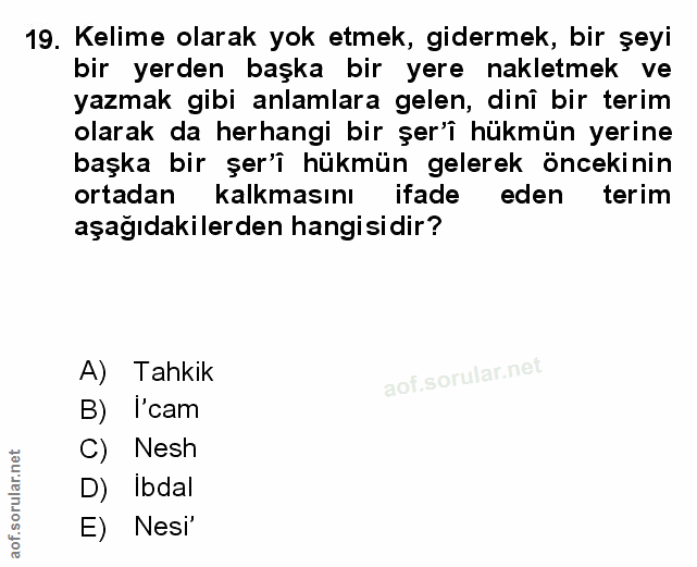 Soru 19