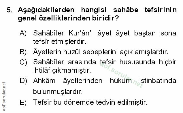 Soru 5