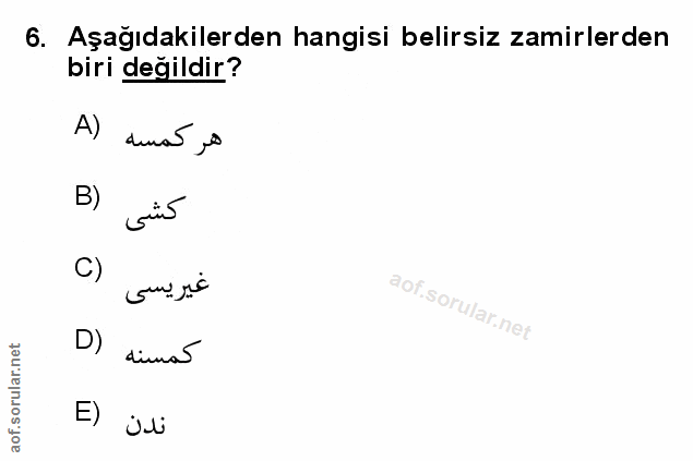 Soru 6