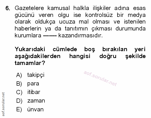 Soru 6