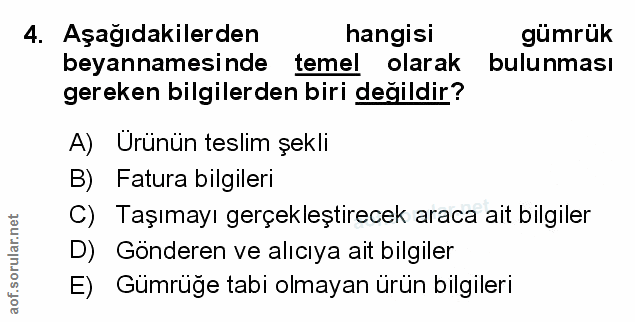 Soru 4