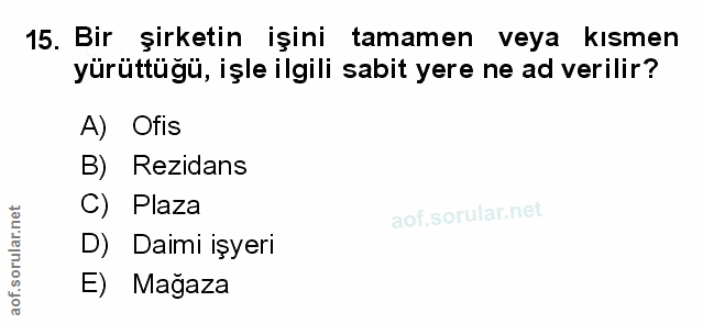 Soru 15