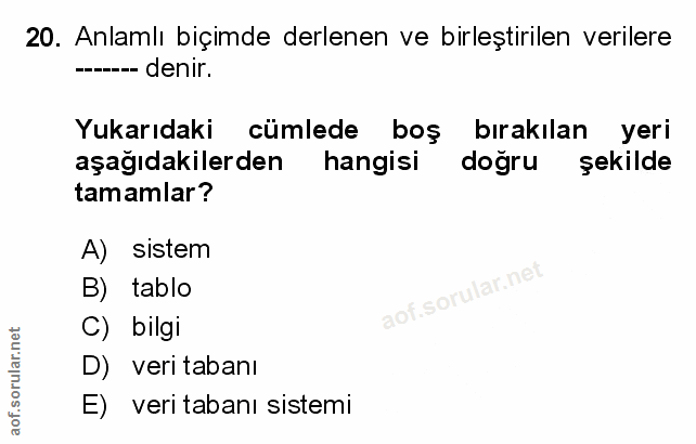 Soru 20