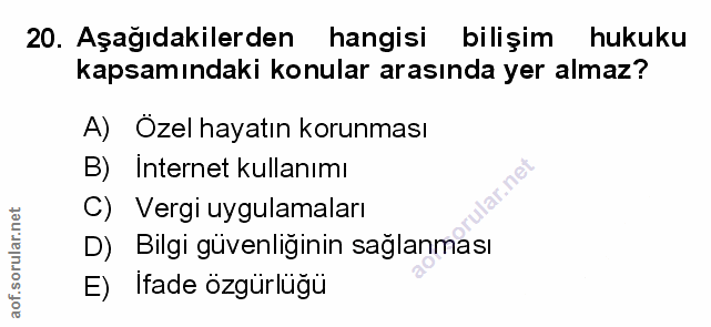 Soru 20